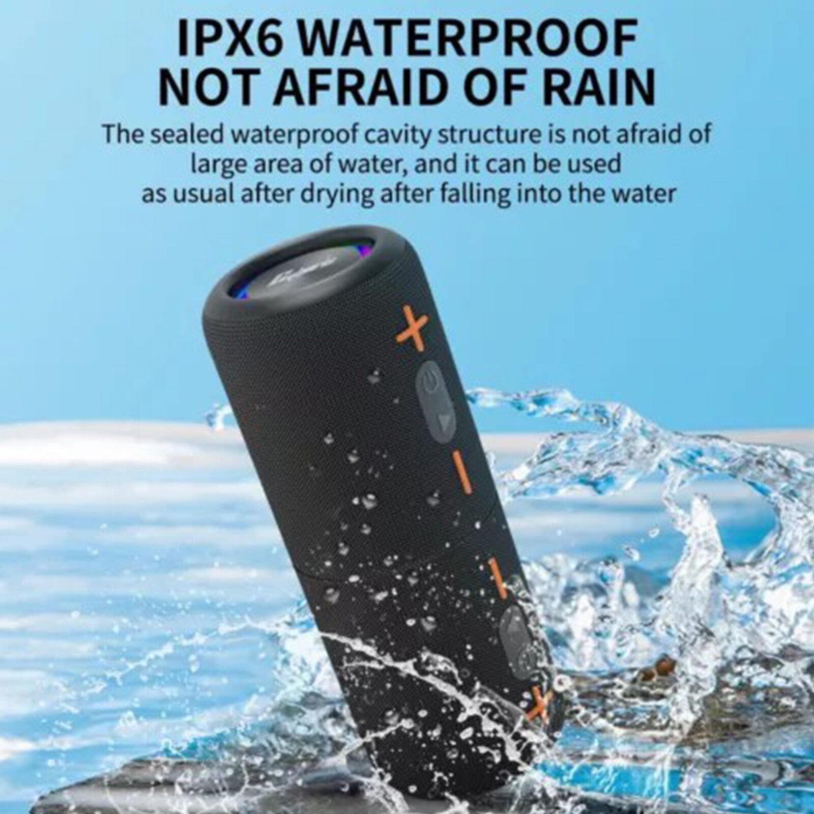 2 in 1 Portable Splittable Bluetooth Speaker Waterproof Split Wireless Speaker👍